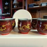 6 Chinese porcelain cups