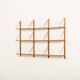 Danish mid century teak shelving unit, 1960s