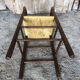 High chair baby wood & mulched seat