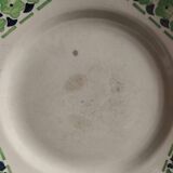 French vintage set of 4 plates, sauce boat and platter, from Longchamps, Cannes model
