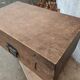 Suitcase, wooden trunk