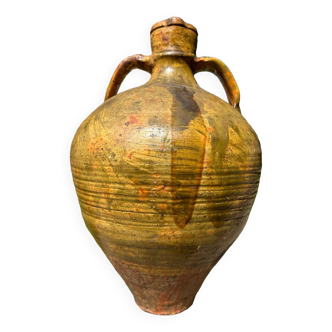 Terracotta pottery jug