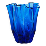 Cobalt vase, Danish design, 1970s, made in Denmark