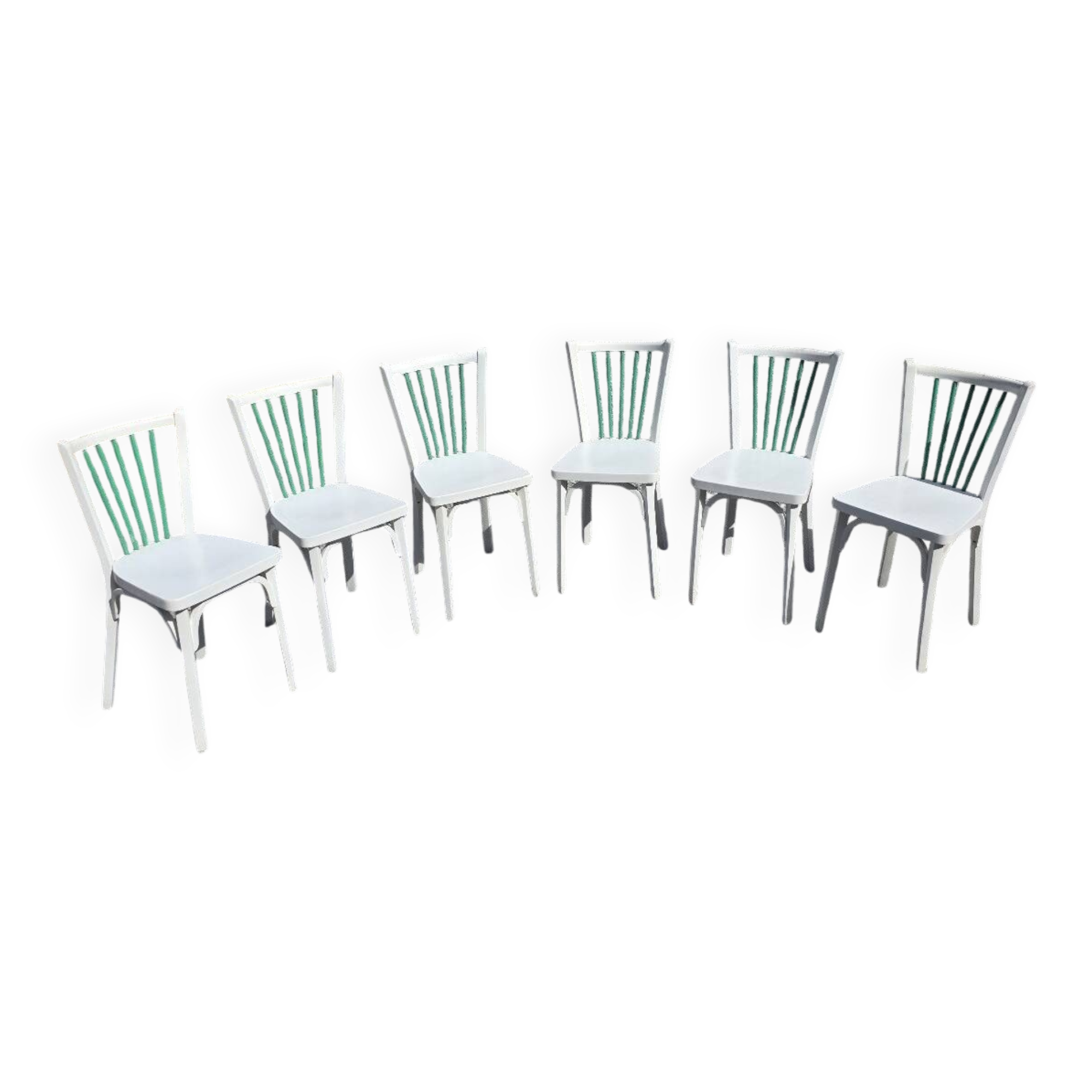 6 Baumann bistro chairs