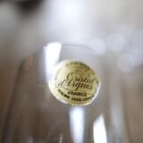 5 Flûtes à champagne en cristal d'Arcques