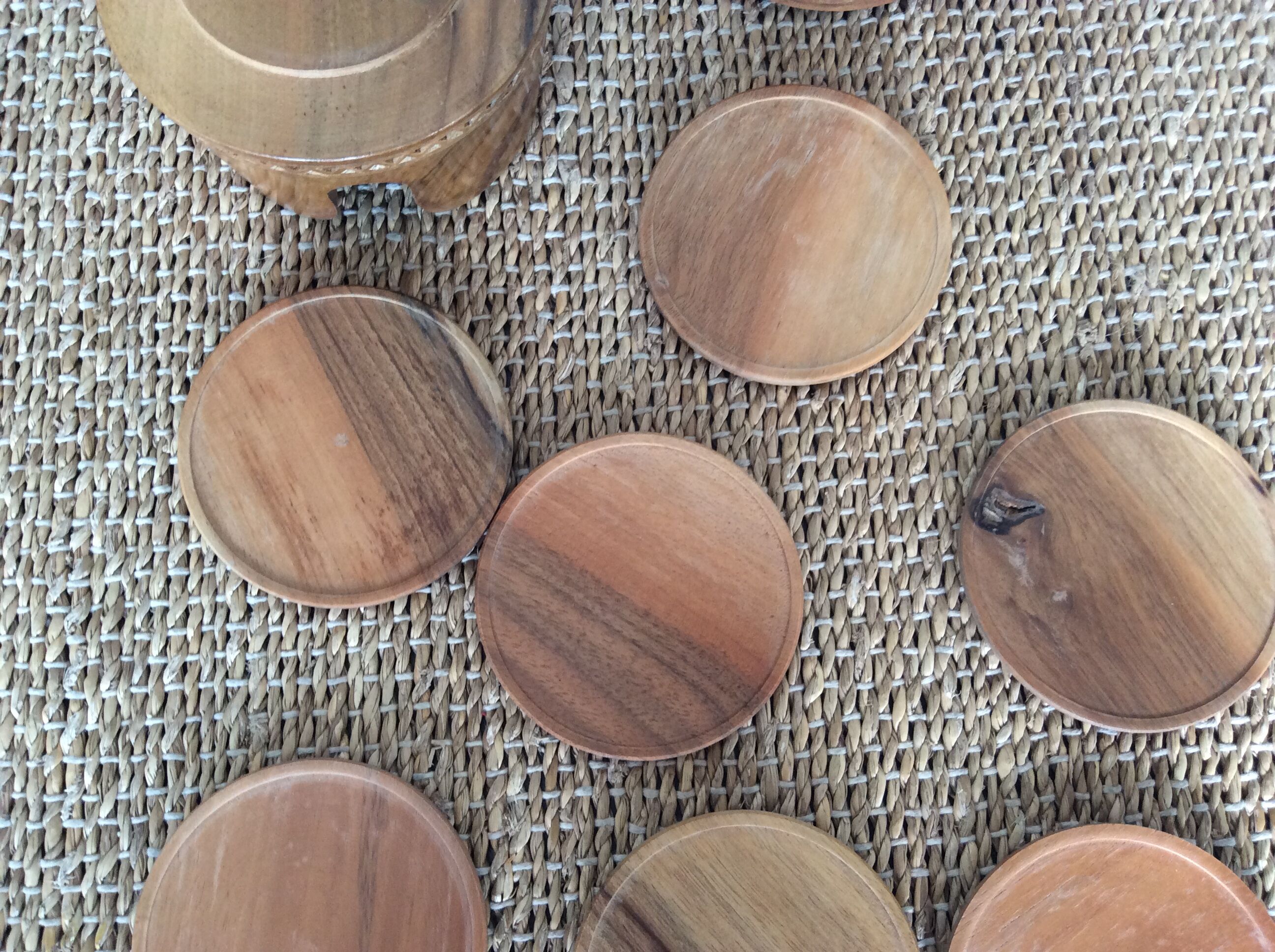 Wood coasters