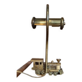Lampe locomotive en laiton