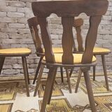 Set of 4 bistro chairs 1960