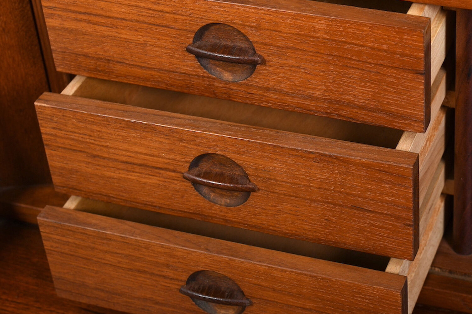 Secretary in Teak by Johannes Sorth for Nexø 1950s