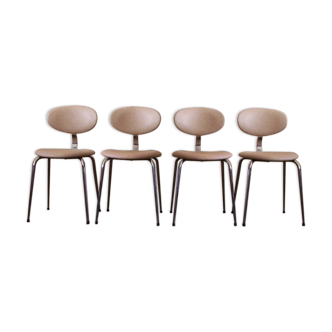 Set of 4 chairs Rudi Verelst by Novolux