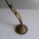 Bronze and pressed glass wall light. 1940