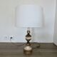 Large baroque lamp in polychrome wood, 1960s