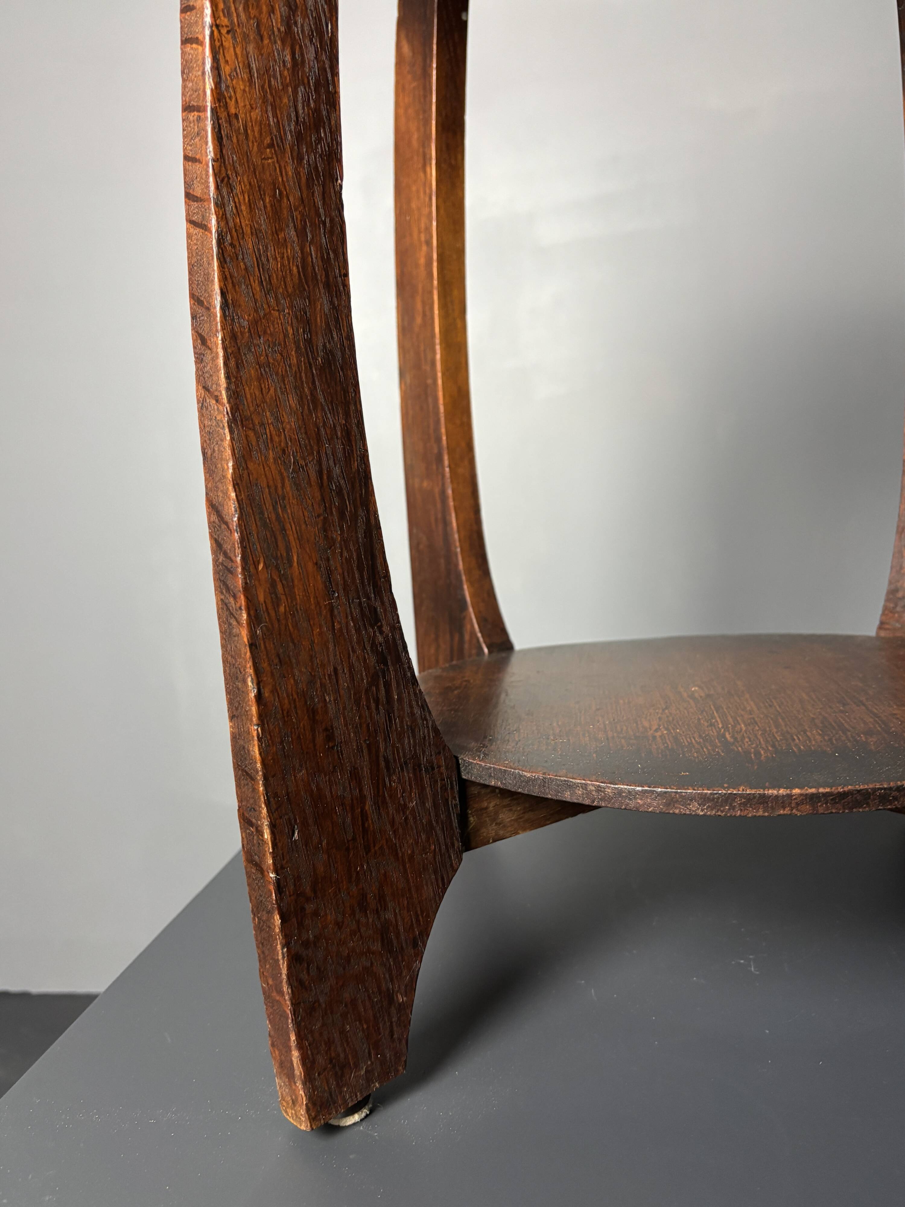 Dutch art deco Amsterdam school side table, 1930s