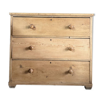 Large English chest of drawers (renovated)