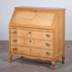 Mid-Century Danish Oak Drop-Front Secretary, 1960s