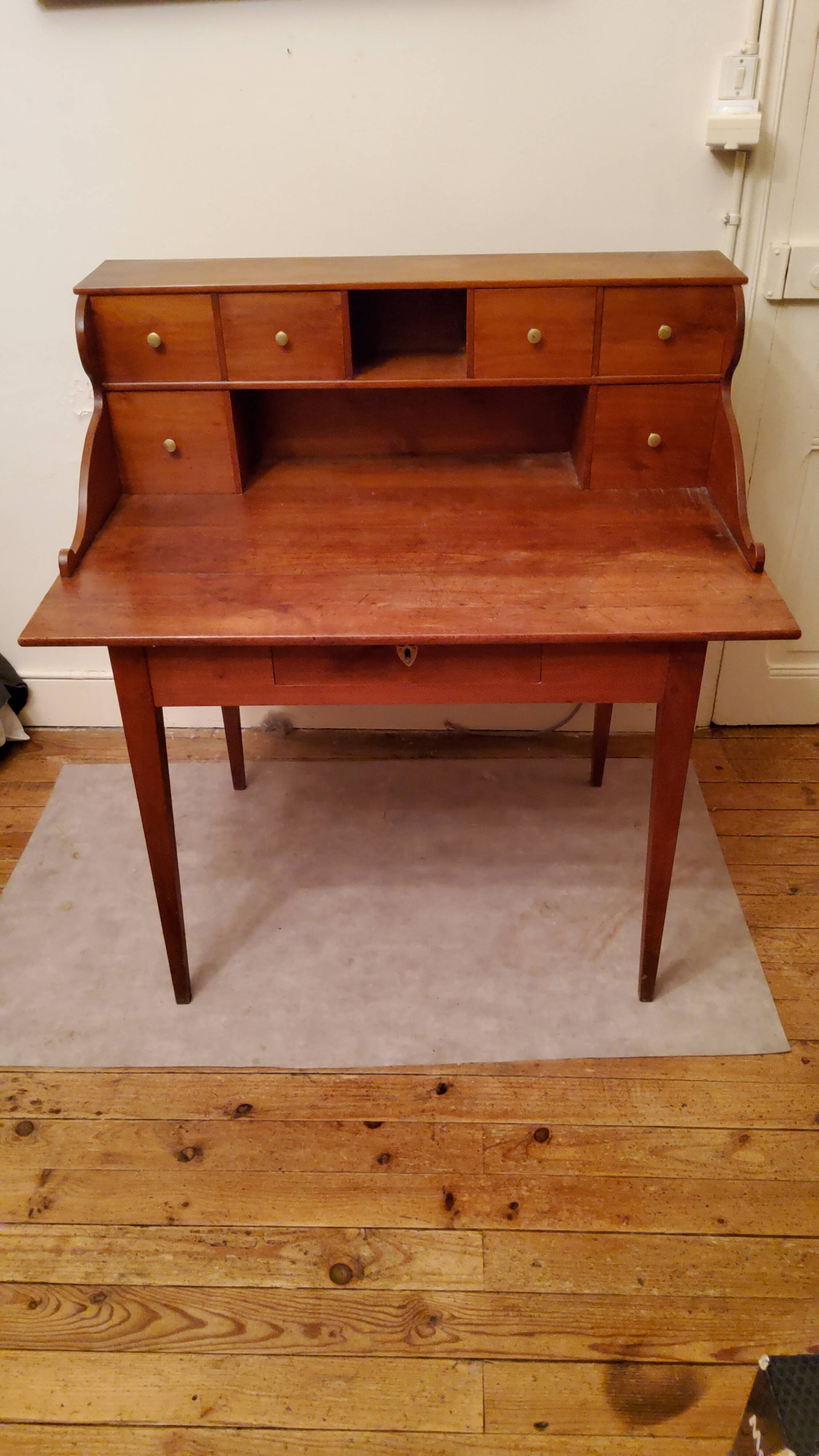 Happiness office of the day nineteenth century in cherry tree