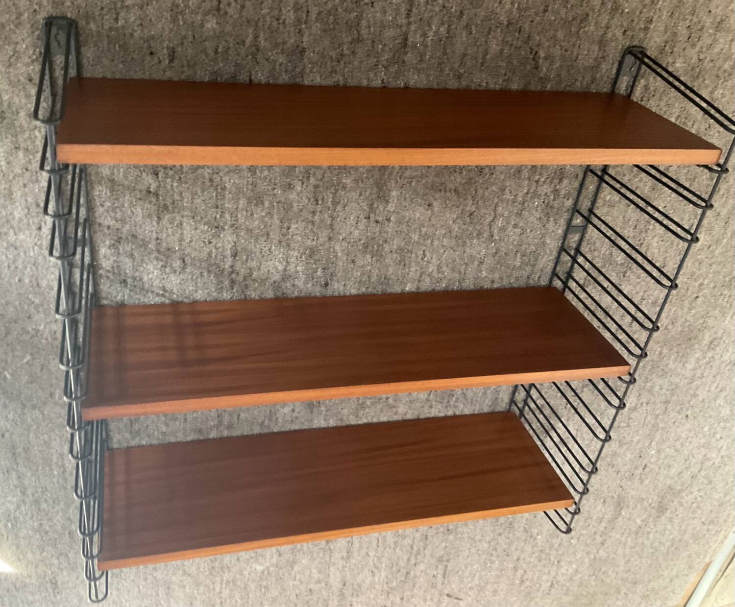 Tomado shelf from the 60s in teak and metal