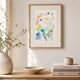 Peinture abstraite originale – composition colorée – 24 x 34 cm