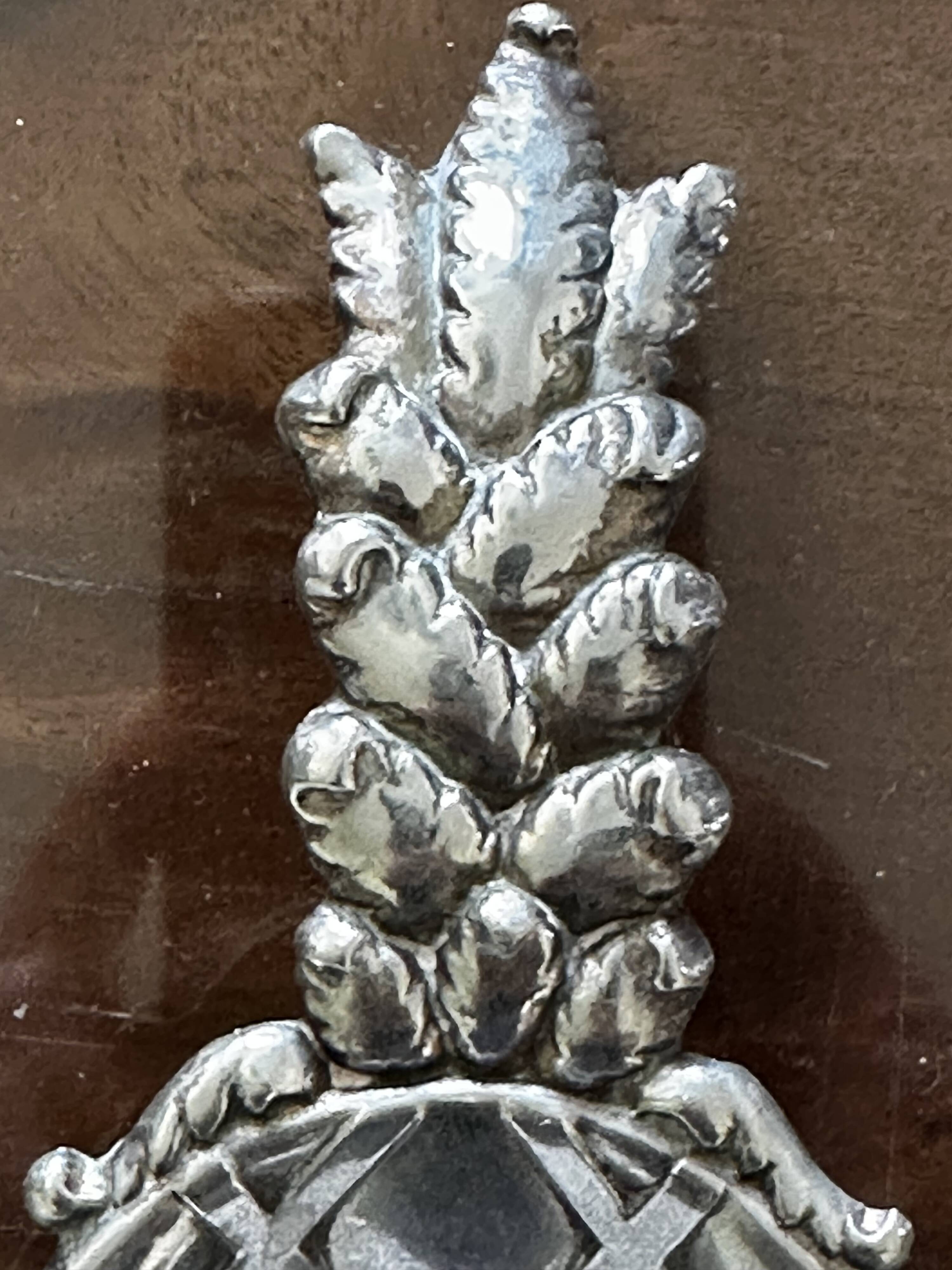 Silver-plated metal pineapple trinket tray, 1970
