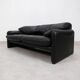 Cassina Maralunga 2,5 places - cuir noir