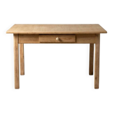 Restored raw wood campaign table – 1930s/40s period (180 cm)