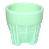 Egg cup – Art Deco cup in light green opaline glass