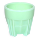 Egg cup – Art Deco cup in light green opaline glass