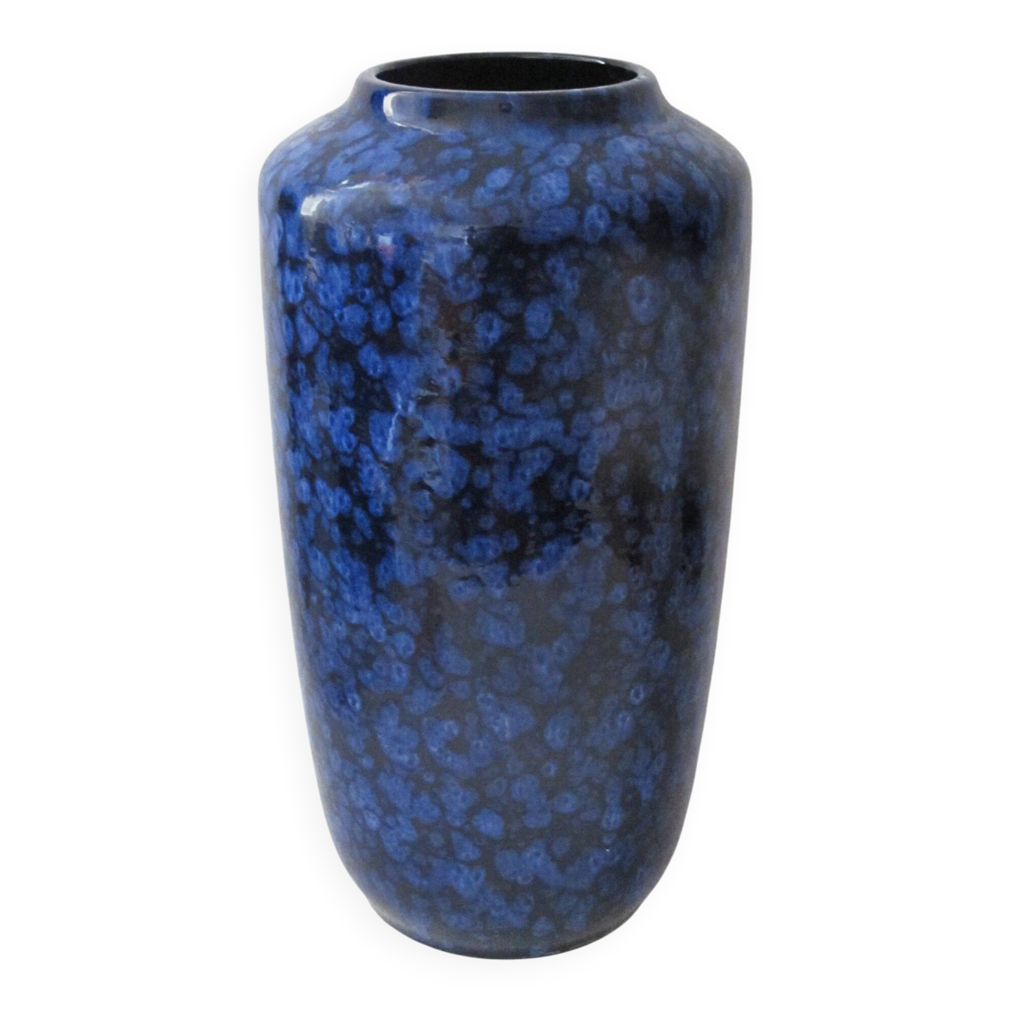 Fat lava floor vase wgp west german pottery mid century design scheurich 517