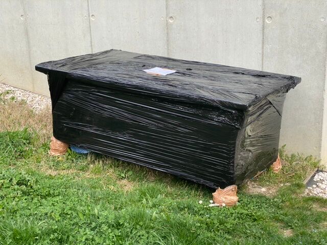 Extendable stripped farmhouse table 300 cm