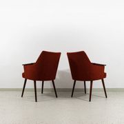 Chaises coquillage vintage, Pologne, années 1960, lot de 2