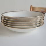 Set of 6 porcelain plates