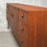 Enfilade 220cm feet metal, 1960