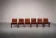Tobia & Afra Scarpa 'Monk' chairs – walnut & cognac saddle leather