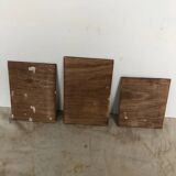 Triptych small abstract paintings
