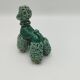 Lot of 2 royal poodles in 1960s spaghetti ceramic
