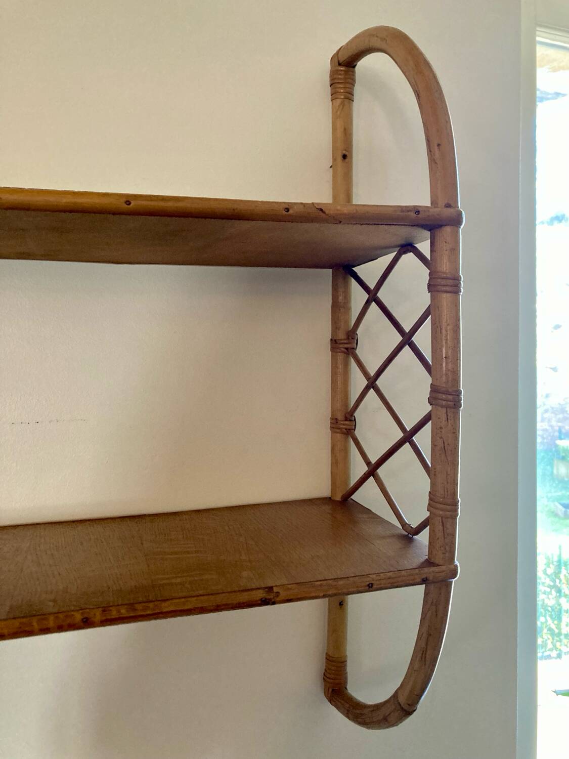 Grande étagère murale vintage des années 60-70