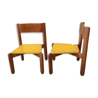 Pair of child chairs
