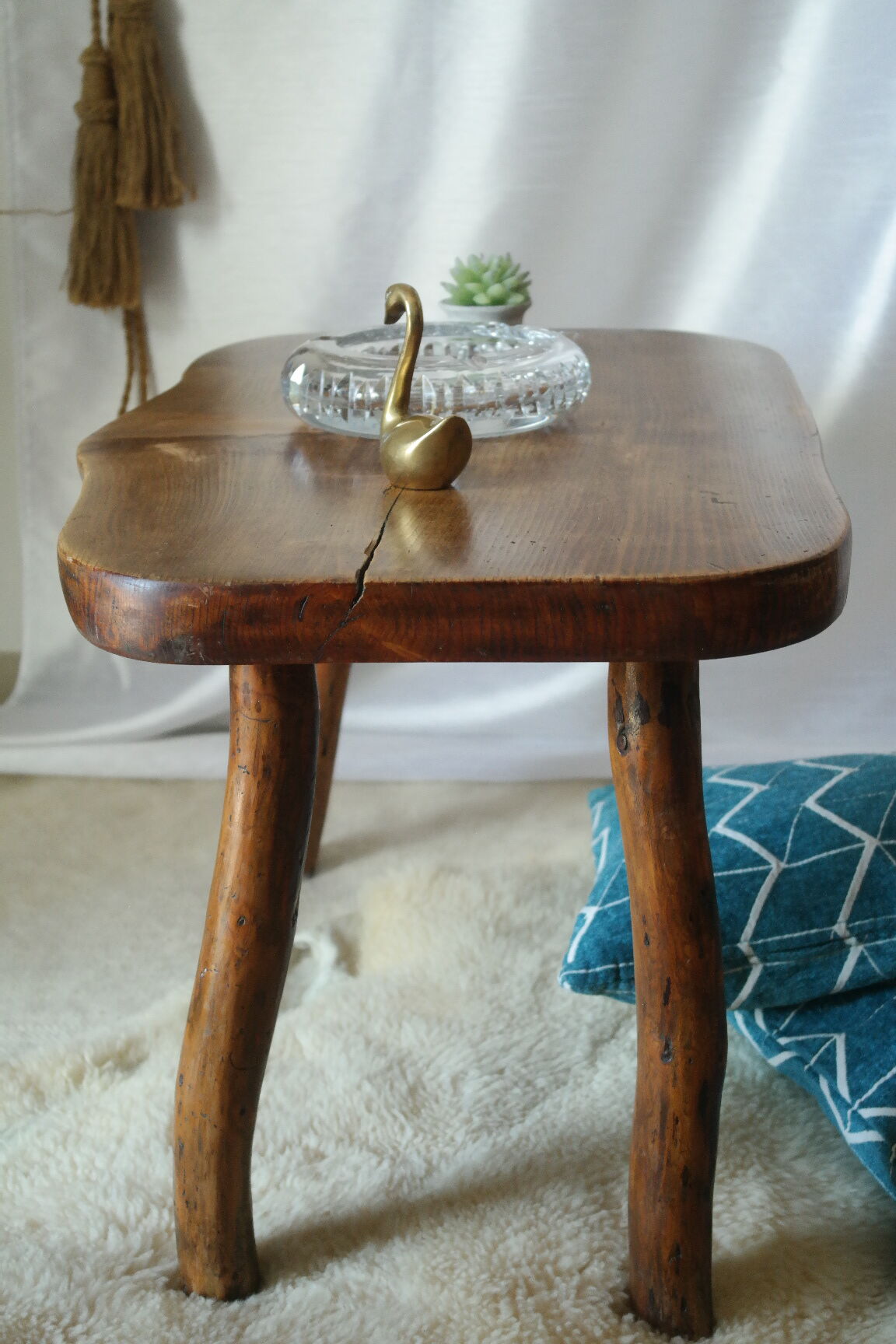 Vintage brutalist coffee table