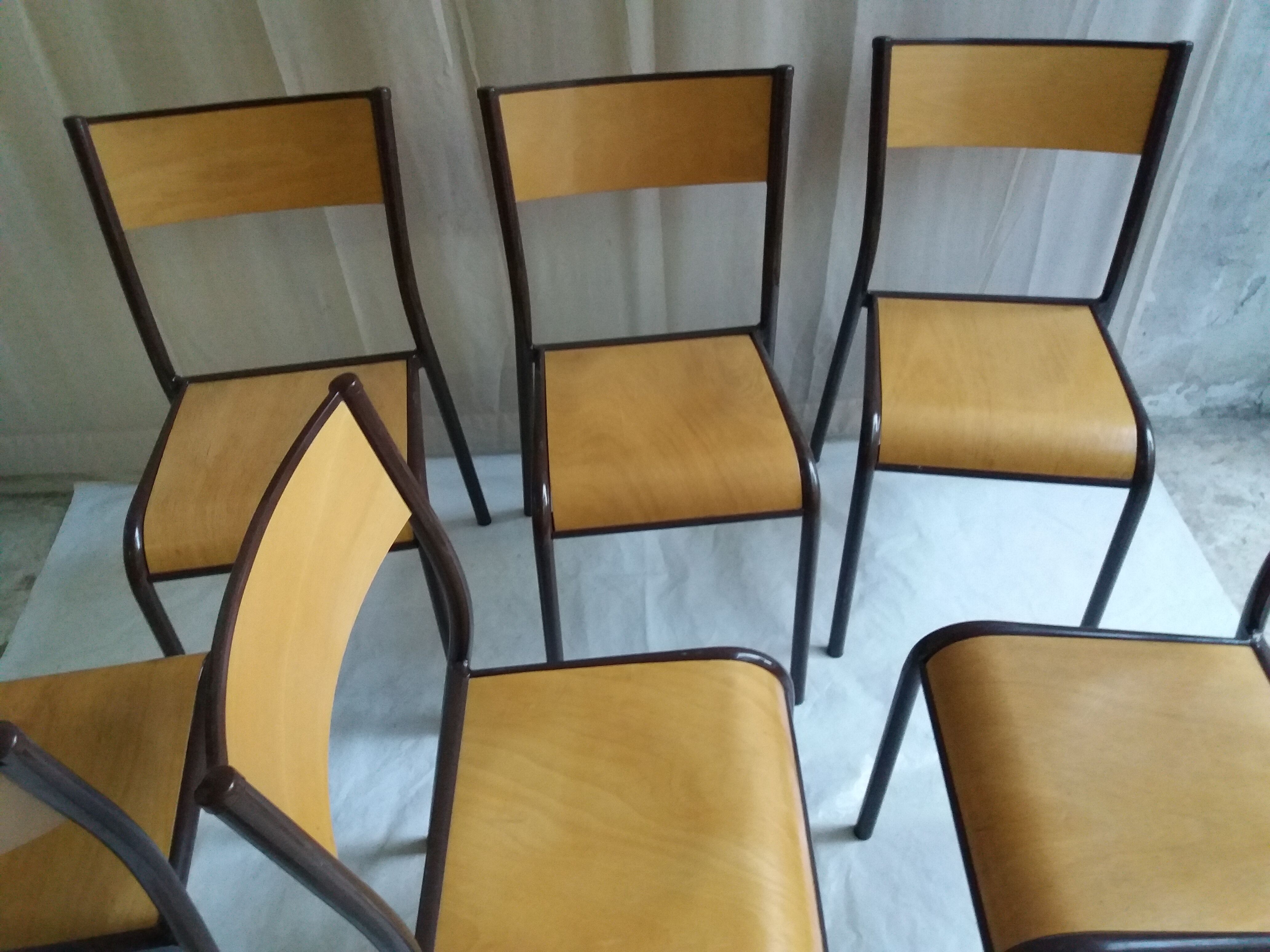 Set of 6 chairs Mullca