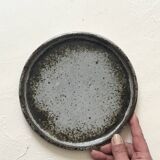 Glazed ceramic plate (stoneware), Chantal & Thierry Robert 1970