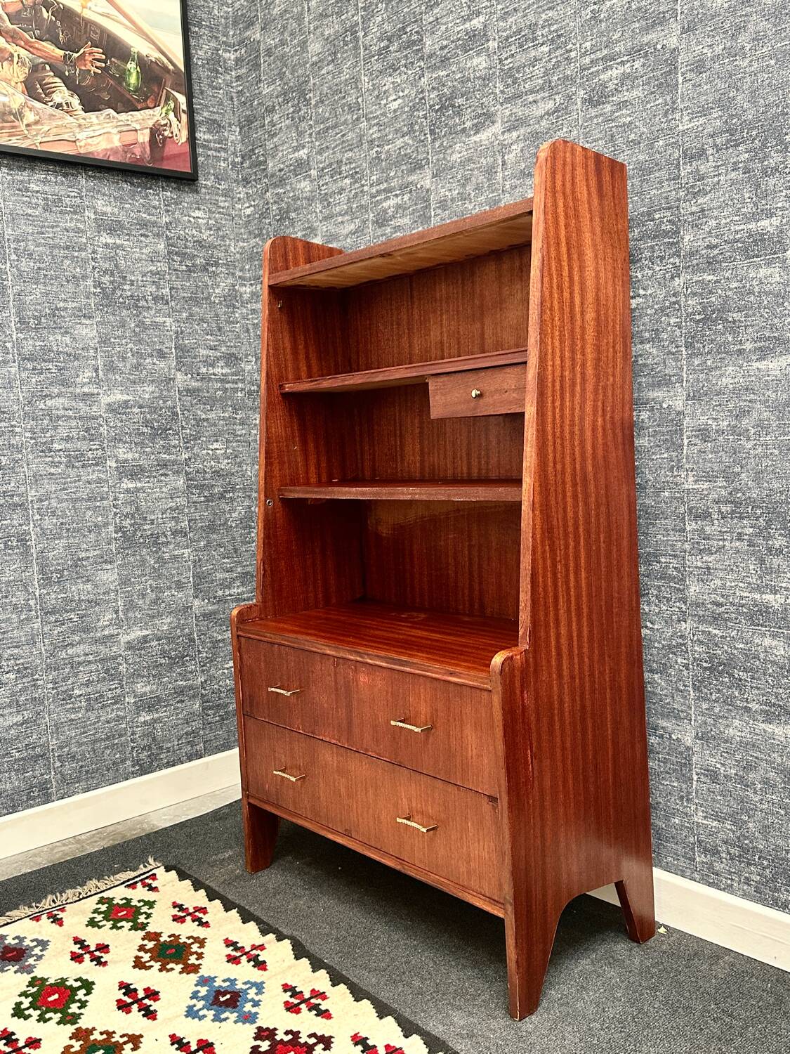 Vintage Scandinavian bookcase