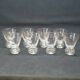 8 Vintage Digestif Shot Glasses with Ball Foot