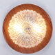 Vintage teak and glass ceiling lamps, 60s