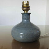 Sandstone lamp, signed, 60s