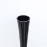 Large black glass vase 115cm