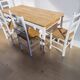 Table ancienne de ferme + 4 chaises