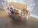 Table ancienne de ferme + 4 chaises