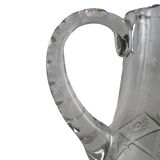 Cut crystal pitcher carafe