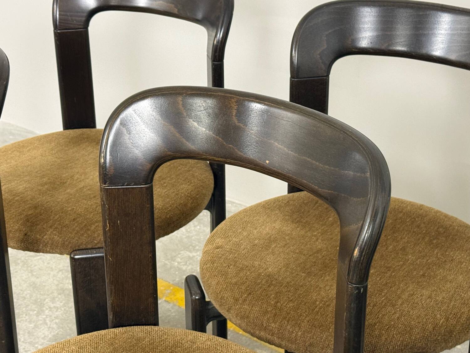 Set of 6 Bruno Rey chairs, Switzerland, 1970s