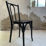 Lot 11 black Baumann bistro chairs